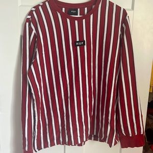 HUF Mens Striped Long Sleeve | Size XL
